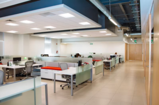 What are some of the advantages of renting an office space in a business centre?