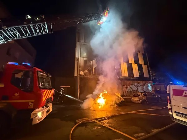 Car fire near Rennes Station highlights importance of office real estate safety