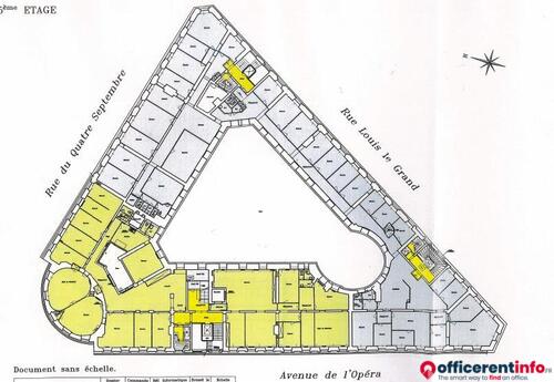 Offices to let in Avenue de l'Opera