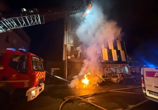 Car fire near Rennes Station highlights importance of office real estate safety
